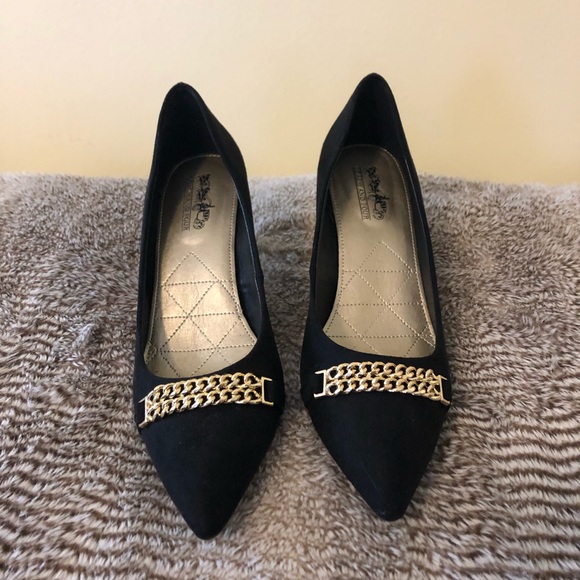 Coach and Four matte black heels - Picture 2 of 4